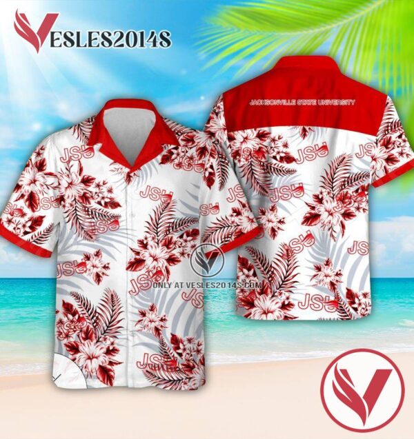 Jacksonville State University Logo Hawaiian Suit, Perfect Gifts Idea In Holiday - Vesles2014S 1