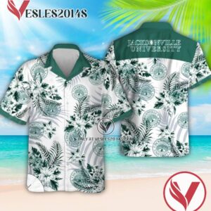 Jacksonville University Logo Hawaiian Suit, Perfect Gifts Idea In Holiday - Vesles2014S 1