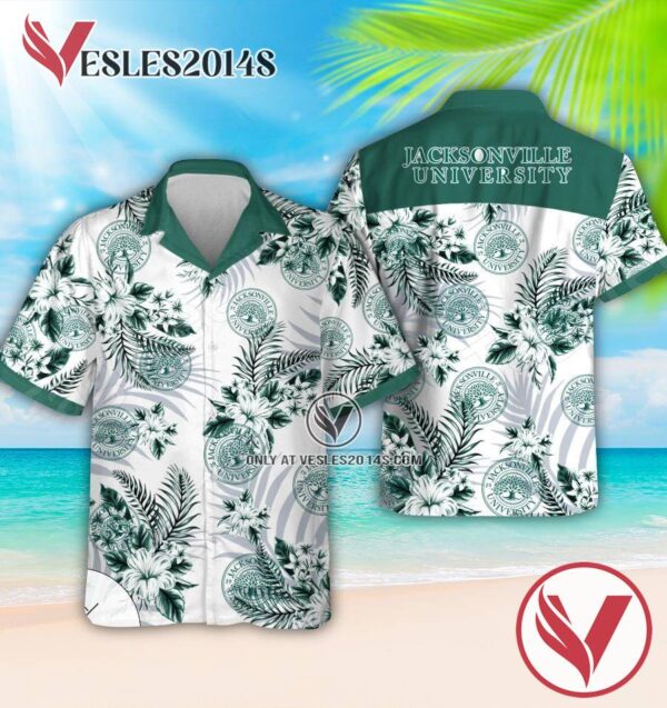 Jacksonville University Logo Hawaiian Suit, Perfect Gifts Idea In Holiday - Vesles2014S 1