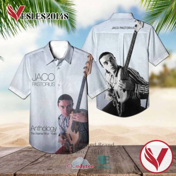 Jaco Pastorius Anthology The Warner Bros Years Hawaiian Casual Shirt, Best Gifts For Summer Vesles2014S