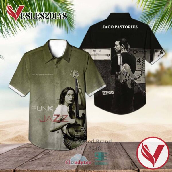 Jaco Pastorius The Jaco Pastorius Anthology Hawaiian Casual Shirt, Best Gifts For Summer Vesles2014S 1