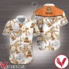 Jagermeister Brown Tropical Floral White Hawaiian Shirt, Unique Gifts For Friends - Vesles2014S 1