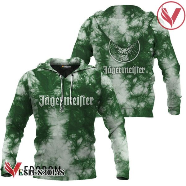 Jagermeister Green Tie-dye Hoodie & Zip Hoodie - Vesles2014S