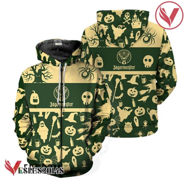 Jagermeister Halloween Patterns Hoodie & Zip Hoodie - Vesles2014S 1