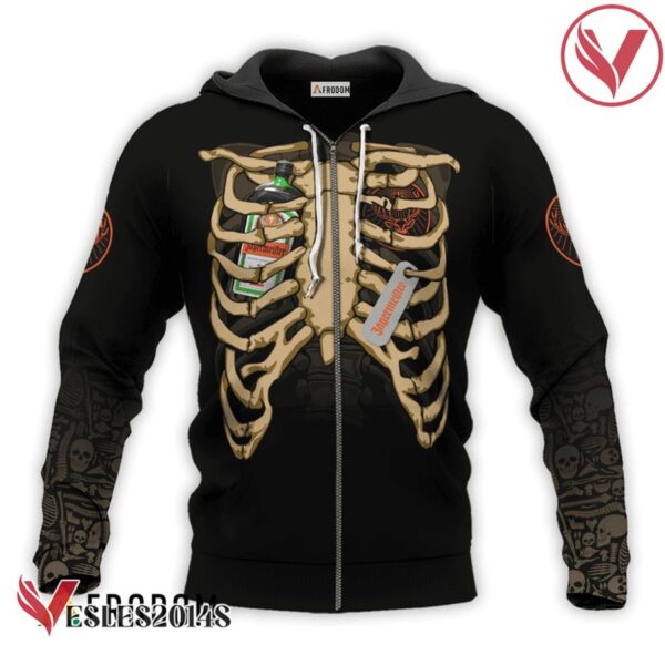 Jagermeister Skeleton Ribcage Hoodie & Zip Hoodie - Vesles2014S 2