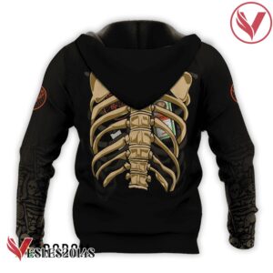 Jagermeister Skeleton Ribcage Hoodie & Zip Hoodie - Vesles2014S 3