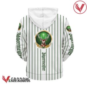Jagermeister White Vertical Striped Hoodie & Zip Hoodie - Vesles2014S 3