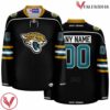 Jaguars Jacksonville Black Hockey Jersey - Vesles2014S