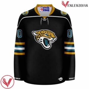 Jaguars Jacksonville Black Hockey Jersey - Vesles2014S 2