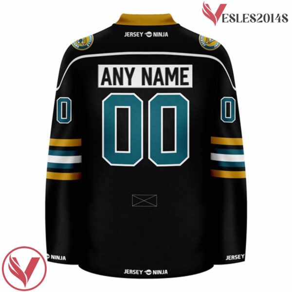Jaguars Jacksonville Black Hockey Jersey - Vesles2014S 3