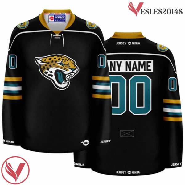 Jaguars Jacksonville Black Hockey Jersey - Vesles2014S