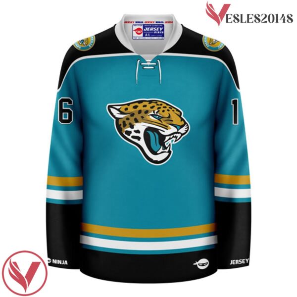 Jaguars Teal Trevor Lawrence Jacksonville Crossover Hockey Jersey - Vesles2014S 2