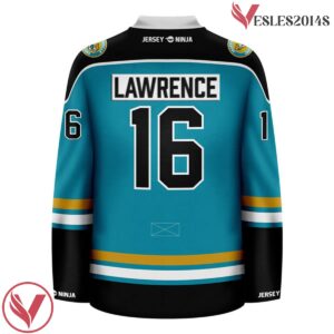 Jaguars Teal Trevor Lawrence Jacksonville Crossover Hockey Jersey - Vesles2014S 3