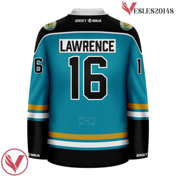 Jaguars Teal Trevor Lawrence Jacksonville Crossover Hockey Jersey - Vesles2014S 3