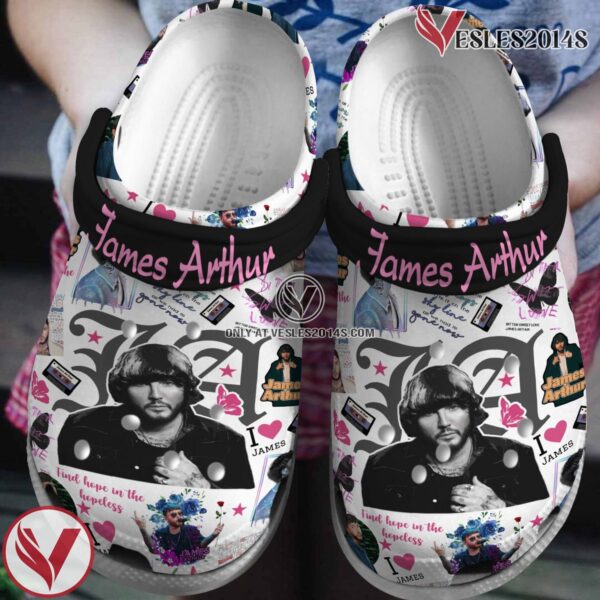 James Arthur Music Crocs Crocband Clogs Shoes, Unique Gifts For Fans - Vesles2014S
