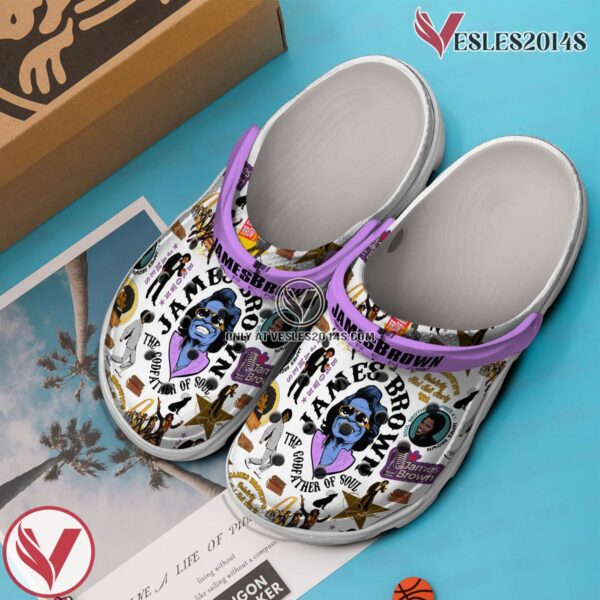 James Brown Music Crocs Crocband Clogs Shoes, Unique Gifts For Fans - Vesles2014S 2