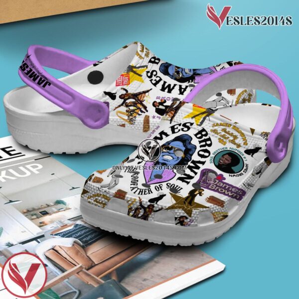 James Brown Music Crocs Crocband Clogs Shoes, Unique Gifts For Fans - Vesles2014S 3
