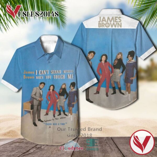 James Brown Touch Me Album Hawaiian Shirt, Best Gift For Music Lovers Vesles2014S