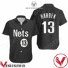 James Harden 13 Nets Black Jersey Inspired Hawaiian Shirt, Unique Gifts For Friends - Vesles2014S 1