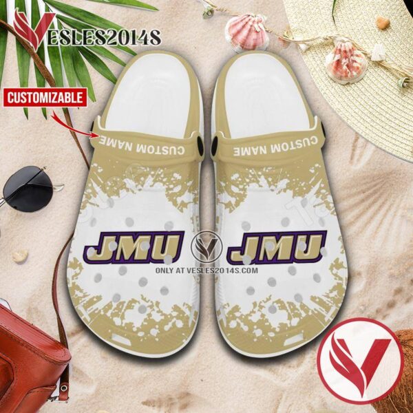 James Madison Logo Custom Crocs Shoes For Men And Women, Unique Clogs Shoes For Fans - Vesles2014S 1