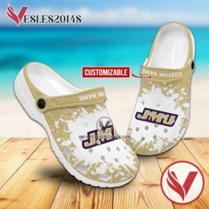 James Madison Logo Custom Crocs Shoes For Men And Women, Unique Clogs Shoes For Fans - Vesles2014S