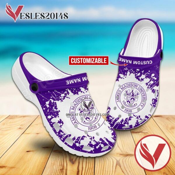 James Madison University Crocs Shoes For Men And Women, Unique Clogs Shoes For Fans - Vesles2014S