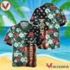 Jameson American Flag Tropical Flower Hawaiian Shirt, Best Summer Gifts For Fans - Vesles2014S