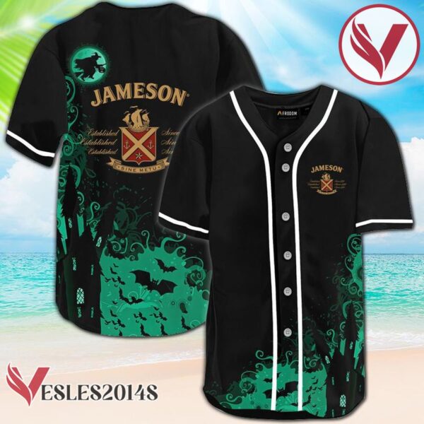 Jameson Black Halloween Witch Baseball Jersey, Perfect Gifts For Fans - Vesles2014S