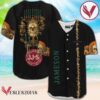 Jameson Golden Skull And Pumpkin Baseball Jersey, Perfect Gifts For Fans - Vesles2014S