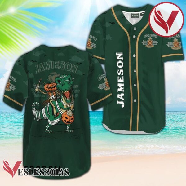 Jameson Green Halloween Dinosaur Baseball Jersey, Perfect Gifts For Fans - Vesles2014S
