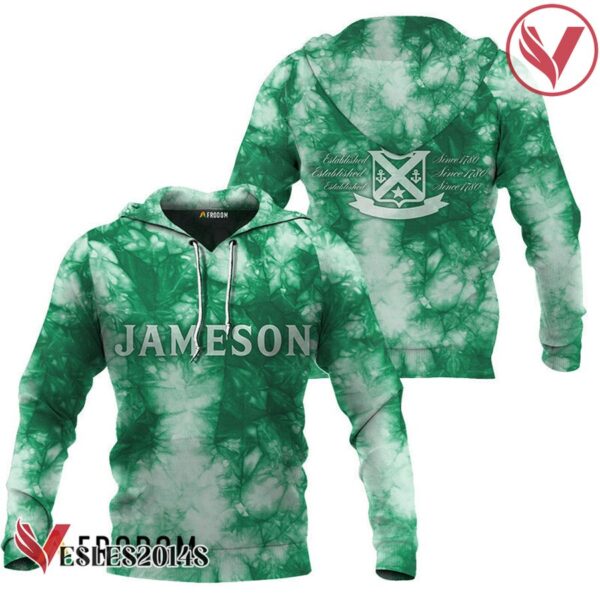 Jameson Green Tie-dye Hoodie & Zip Hoodie - Vesles2014S
