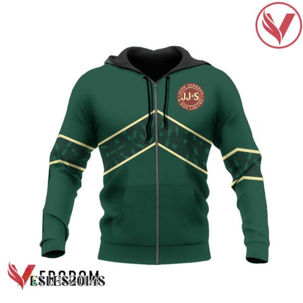 Jameson Irish Whiskey Green Wine Pattern Hoodie & Zip Hoodie - Vesles2014S 2