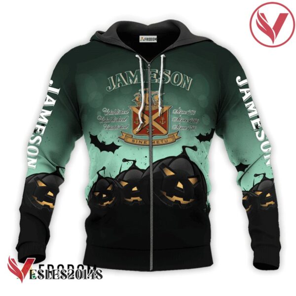 Jameson Irish Whiskey Halloween Night Pumpkin Hoodie & Zip Hoodie - Vesles2014S 2
