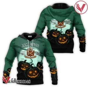 Jameson Irish Whiskey Halloween Night Pumpkin Hoodie & Zip Hoodie - Vesles2014S 4