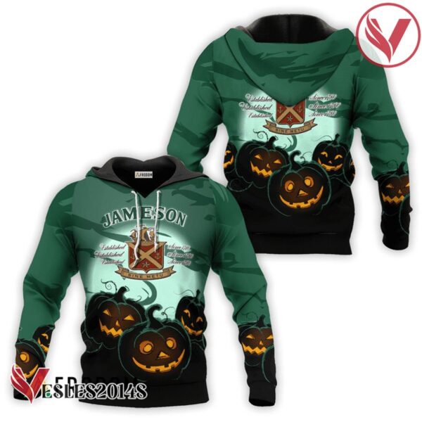 Jameson Irish Whiskey Halloween Night Pumpkin Hoodie & Zip Hoodie - Vesles2014S 4