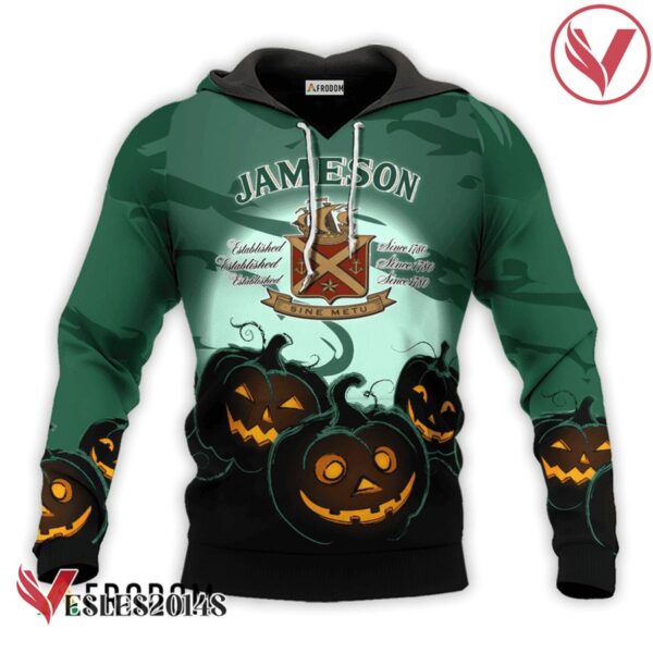 Jameson Irish Whiskey Halloween Night Pumpkin Hoodie & Zip Hoodie - Vesles2014S 5