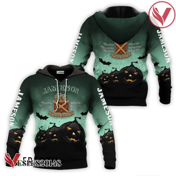 Jameson Irish Whiskey Halloween Night Pumpkin Hoodie & Zip Hoodie - Vesles2014S