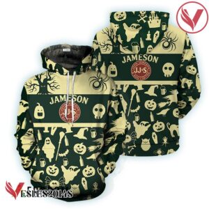 Jameson Irish Whiskey Halloween Patterns Hoodie & Zip Hoodie - Vesles2014S