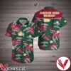Jameson Irish Whiskey Red Tropical Leaves Green Hawaiian Shirt, Unique Gifts For Friends - Vesles2014S 1