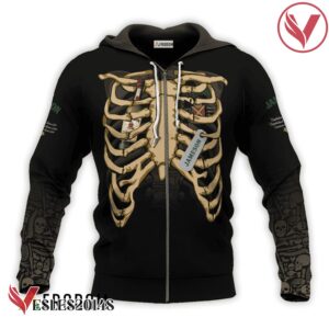 Jameson Irish Whiskey Skeleton Ribcage Hoodie & Zip Hoodie - Vesles2014S 2
