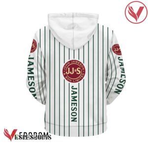 Jameson Irish Whiskey White Vertical Striped Hoodie & Zip Hoodie - Vesles2014S 3