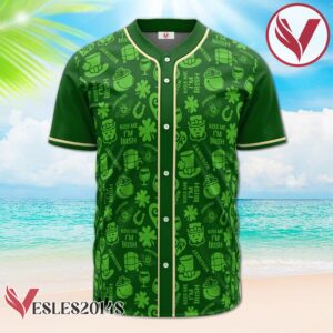 Jameson St. Patrick's Day Doodle Pattern Baseball Jersey, Perfect Gifts For Fans - Vesles2014S 2