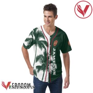Jameson Tropical Coconut Trees Baseball Jersey, Perfect Gifts For Fans - Vesles2014S 2