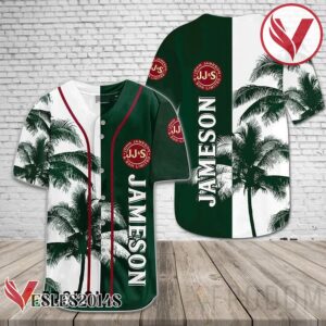 Jameson Tropical Coconut Trees Baseball Jersey, Perfect Gifts For Fans - Vesles2014S