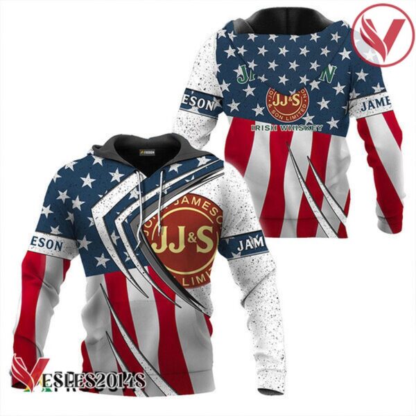 Jameson Whiskey Fourth Of July Esports Hoodie & Zip Hoodie - Vesles2014S