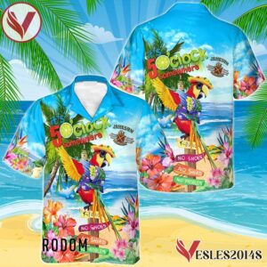 Jameson Whiskey Parrot Hawaiian Shirt, Best Summer Gifts For Fans - Vesles2014S 1