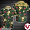 Jameson Yellow Tropical Floral Green Hawaiian Shirt, Unique Gifts For Friends - Vesles2014S 1