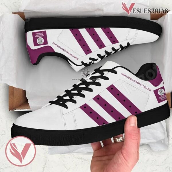 Jamestown Business College Logo Stan Smith Shoes, Unique Sneaker For Fans - Vesles2014s 1