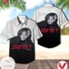 Janet Jackson Number Ones Album Cover Hawaiian Shirt, Best Gift For Music Lovers Vesles2014S