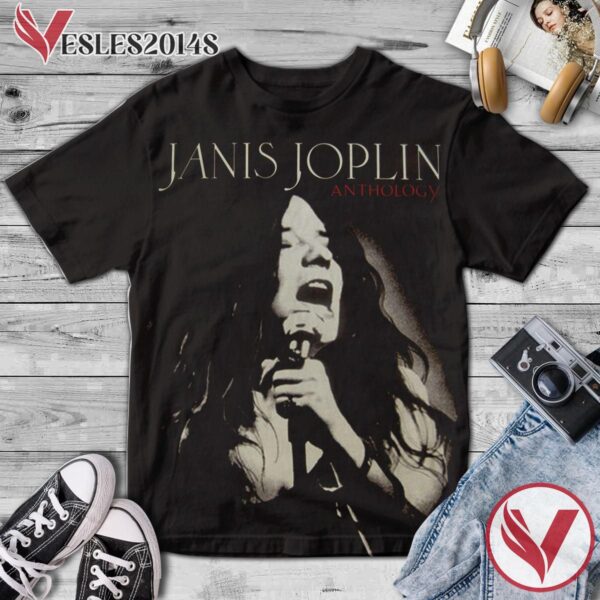 Janis Joplin Anthology Album Cover Shirt, Perfect Gifts For Music Lovers - Vesles2014S
